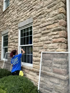 New Hope Window Cleaning Company's Female Window Cleaner