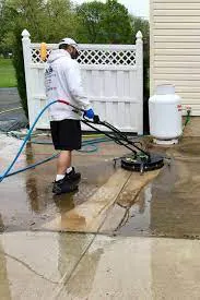 New Hope Window Cleaning Company's Male Driveway & Patio Pressure Washing